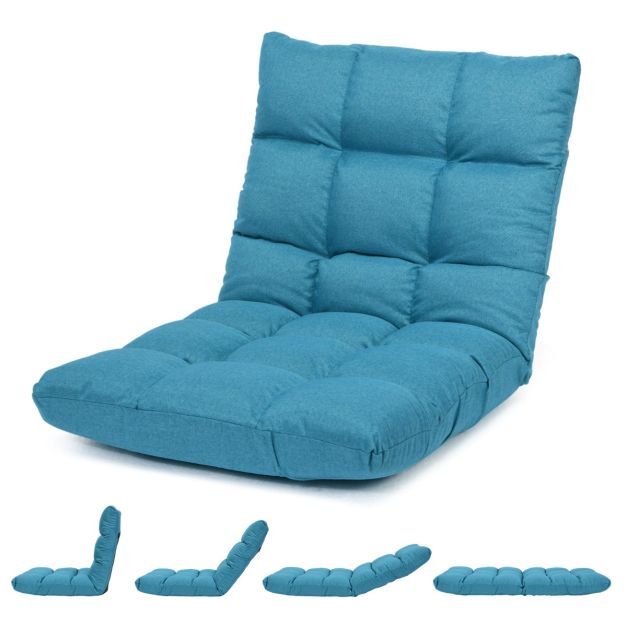 Bodenstuhl Faltbares Lazy Sofa Faul Tatami Bodenkissen Türkis
