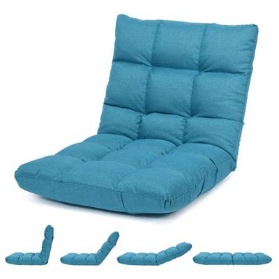 Bodenstuhl Faltbares Lazy Sofa Faul Tatami Bodenkissen Türkis
