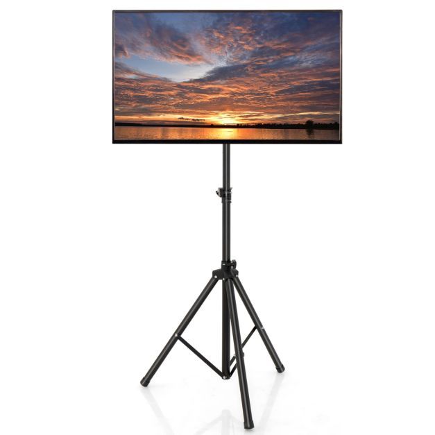 Höhenverstellbarer TV Ständer, Stativ für 21–47 Zoll Plasma/LCD/LED Fernseher &amp; Flach bis zu 35 kg