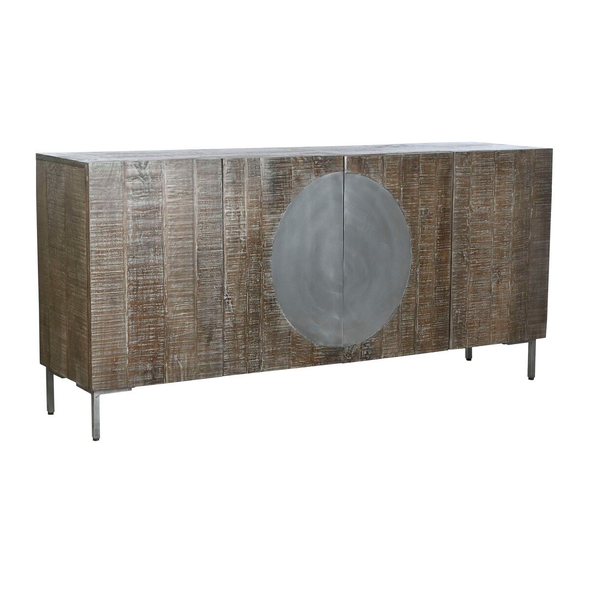 Anrichte DKD Home Decor Dunkelbraun Dunkelgrau 180 x 40 x 80 cm