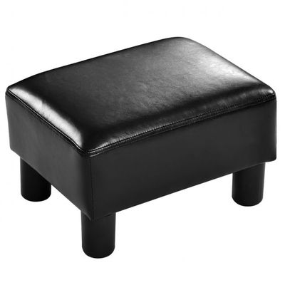 Fusshocker Sitzhocker Fussbank Fussschemel Fussstütze Fussauflage 40 x 30 x 24cm, schwarz