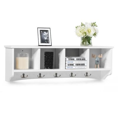 Wandschrank Hängeschrank Regal Garderobe Holz weiss