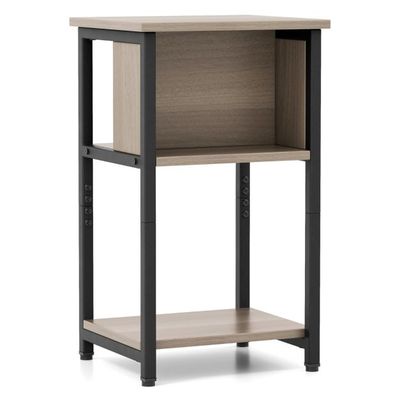 Nachttisch mit Ablage, Beistelltisch Sofatisch 34 x 30 x 58,5 cm