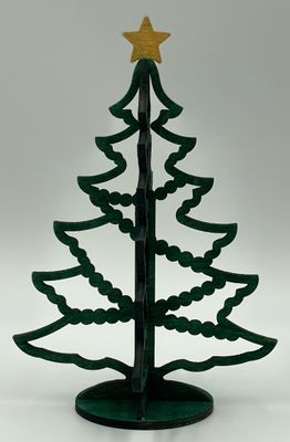 Weihnachtsdeko Weihnachtsbaum aus Holz ca. 15,5 cm