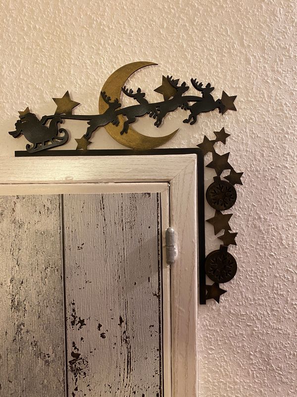 Weihnachten - Türecken-Deko - Mond - Sterne - Santa - Schlitten