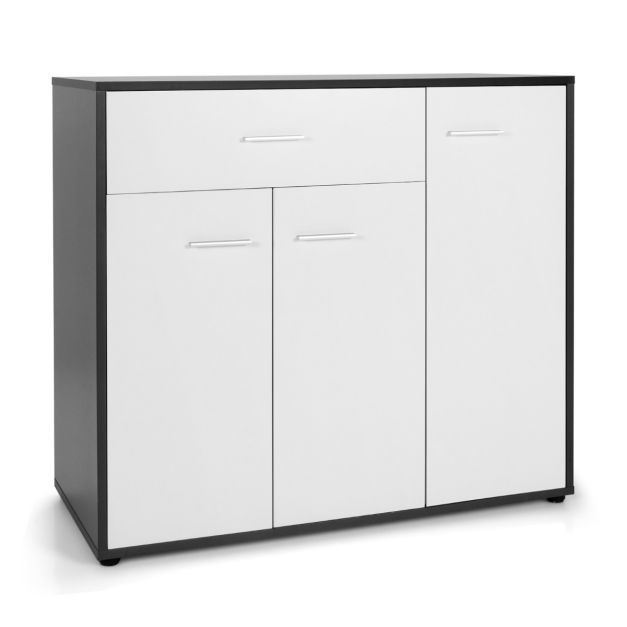 Kommode , Sideboard mit Schublade und verstellbarem Regal 88 x 40 x 80 cm