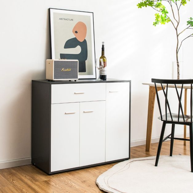 Kommode , Sideboard mit Schublade und verstellbarem Regal 88 x 40 x 80 cm