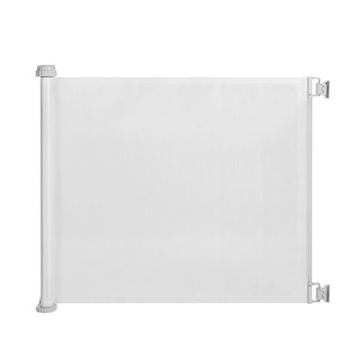0-140 cm Ausziehbares Türschutzgitter für Babys &amp; Haustiere Treppenschutzgitter Weiss