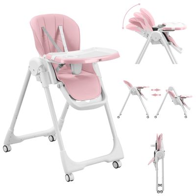 Design Kinderhochstuhl aus Kunststoff - Tippy in Bubblegum