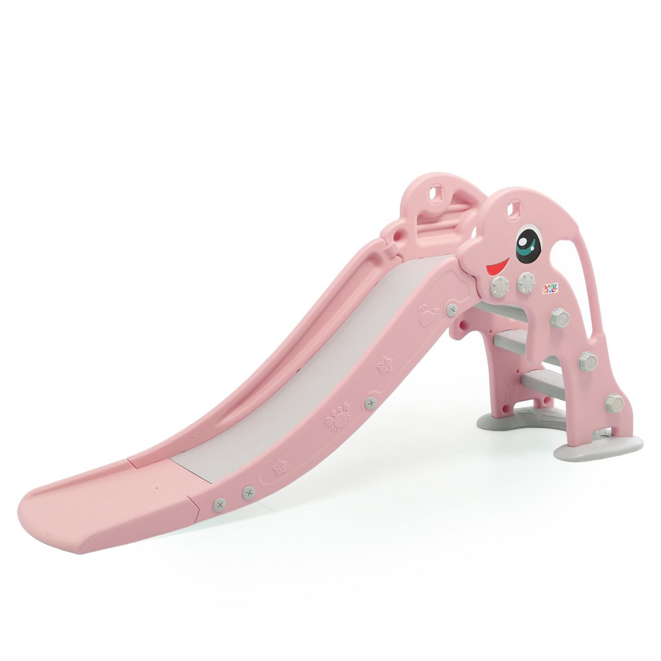 Kinderrutsche / Rutsche - Delfin in Rosa