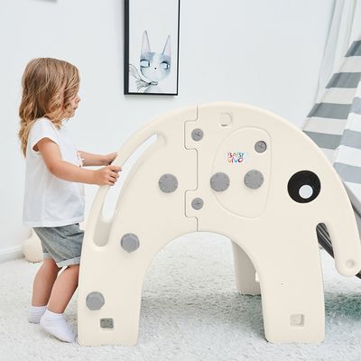 Kinderrutsche / Rutsche - Elefant in Grau / Weiss