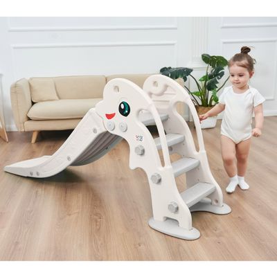 Kinderrutsche / Rutsche - Delfin in Weiss