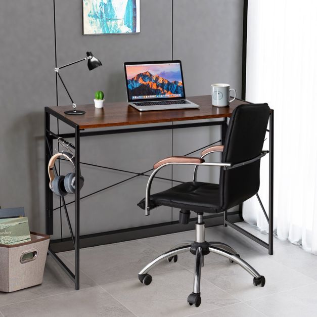 Klappbarer Computertisch Arbeitstisch Laptop-Tisch 100 x 50 x 75 cm Rustikales Braun