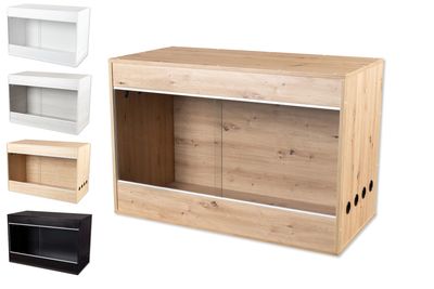 Premium-Holz-Terrarium 120x60x80 cm incl. Glas-Schiebescheiben