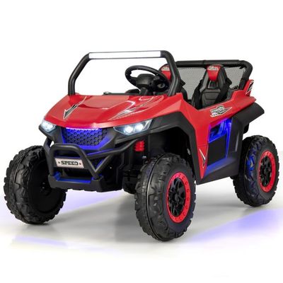 2 Sitzer UTV Buggy 12V Kinderauto mit Musik und Scheinwerfer 118 x 74 x 71 cm rot