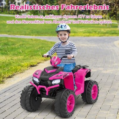 24V Elektro Kinderquad Elektroquad Elektro Quad rosa