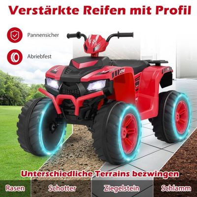 24V Elektro Kinderquad Elektroquad Elektro Quad rot