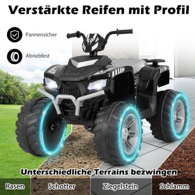 24V Elektro Kinderquad Elektroquad Elektro Quad schwarz