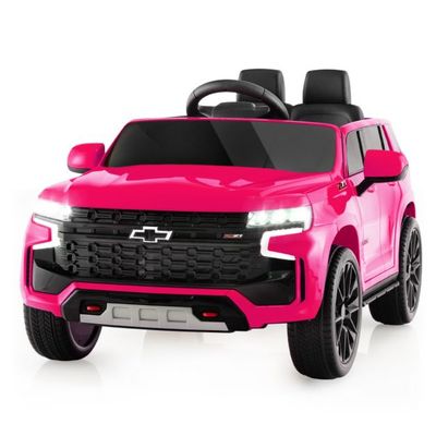 Kinder Chevrolet Elektroauto mit 2,4G Fernsteuerung &amp; Federung &amp; Lichtern &amp; Musik rosa