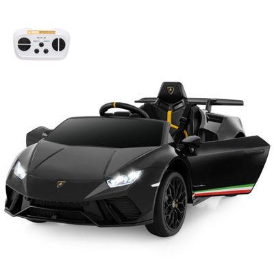 Kinder Elektroauto Lamborghini 12V Kinderauto mit Fernbedienung schwarz