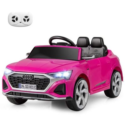 Audi SQ8 Kinderauto 12-V-Elektrofahrzeug mit Fernbedienung rosa