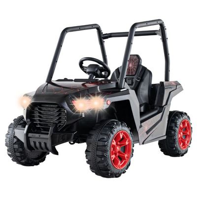 Kinder Elektroauto UTV Buggy Spider schwarz rot