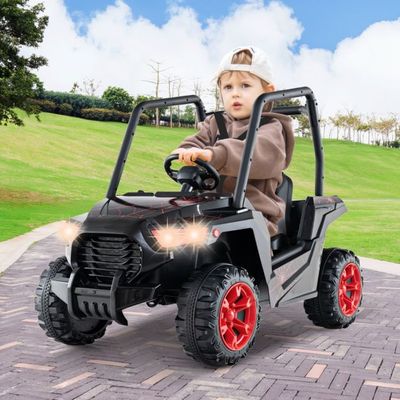 Kinder Elektroauto UTV Buggy Spider schwarz rot