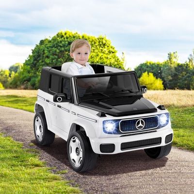 Kinder Mercedes-Benz SUV 12V Elektrofahrzeug weiss