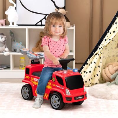Kinder Feuerwehrauto mit Seifenblasenmaschine Rot