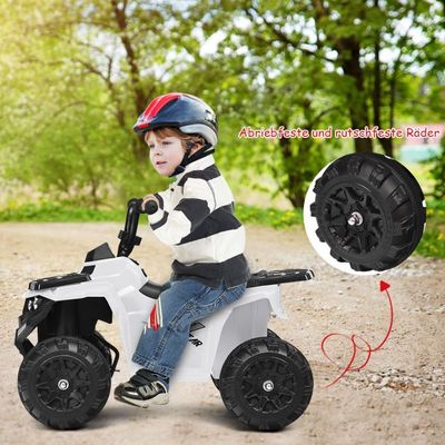 6V Elektro-Kinderquad Weiss