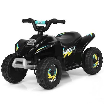 Elektro Kinderquad Kindermotorrad 73 x 40 x 44,5 cm Schwarz