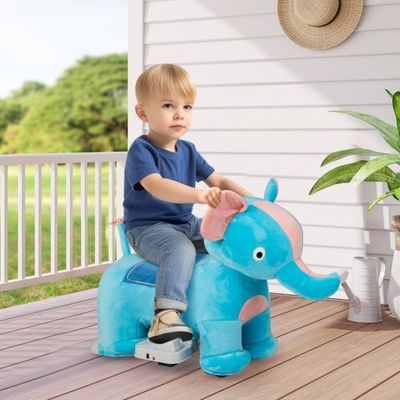 Elektrisches Aufsitzspielzeug "Elefant" Plüschauto Spielzeugauto