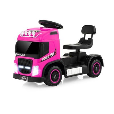 Elektro-Truck / LKW für Kinder mit höhenverstellbarem Sitz 72 x 31 x 46 cm Rosa