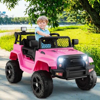 12V SUV Geländewagen Elektrisches Kinderfahrzeug mit Fernbedienung Rosa