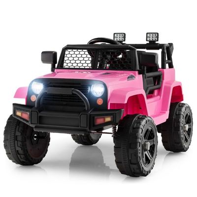 12V SUV Geländewagen Elektrisches Kinderfahrzeug mit Fernbedienung Rosa