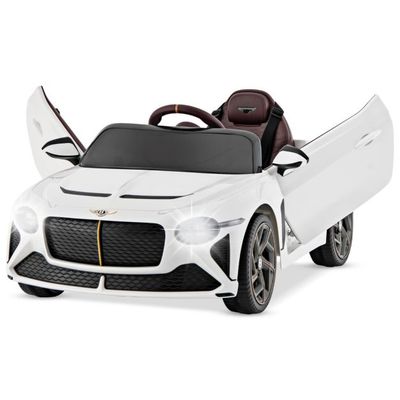 Bentley Bacalar Kinderfahrzeug mit Fernbedienung &amp; Scherentüren weiss