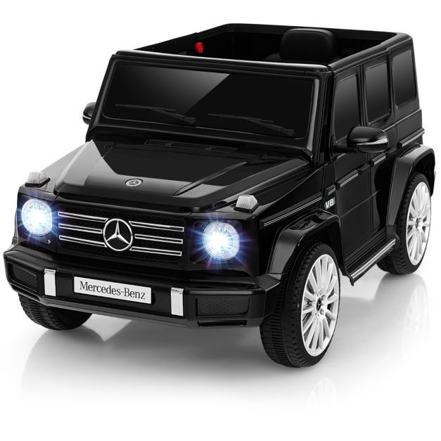 Elektroauto für Kinder Mercedes Benz G500 Kinderauto Elektro mit Fernsteuerung schwarz
