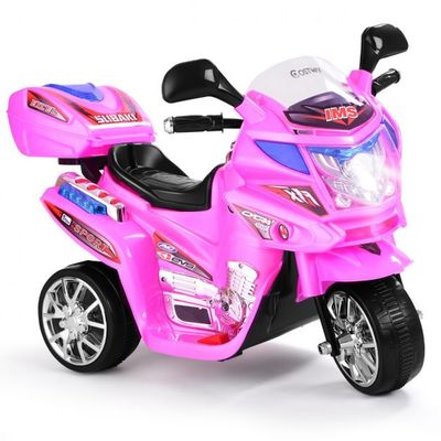Kinder-Motorrad 6 V Batteriebetriebenes Elektrisches Motorrad 82 x 36 x 52,5 cm rosa