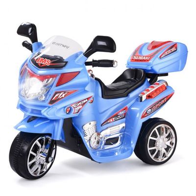 Kinder-Motorrad 6 V Batteriebetriebenes Elektrisches Motorrad 82 x 36 x 52,5 cm blau