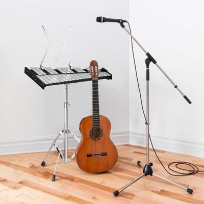 30 Noten Xylophon mit Schlägel & Drumsticks & Ständer Glockenspiel Set
