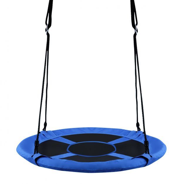 100 cm Nestschaukel Gartenschaukel Outdoor Kinderschaukel bis 150 kg blau