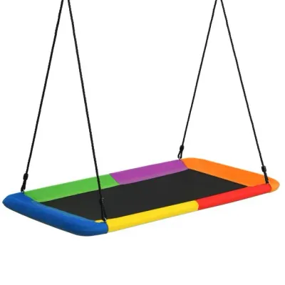 Nestschaukel 150x80cm Indoor &amp; Outdoor-Baumschaukel bunt
