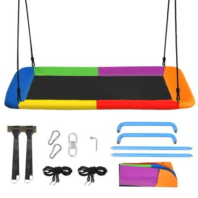 Nestschaukel 150x80cm Indoor & Outdoor-Baumschaukel bunt