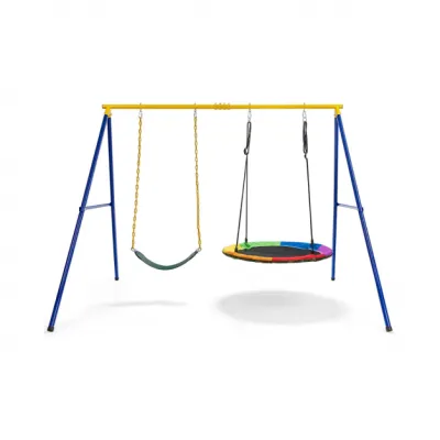Kinderschaukel Doppelschaukel-Gestell bis 300 kg Belastbar