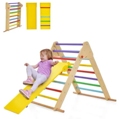3 in 1 Kletterdreieck zum Rutschen &amp; Klettern Klappbares Klettergerüst