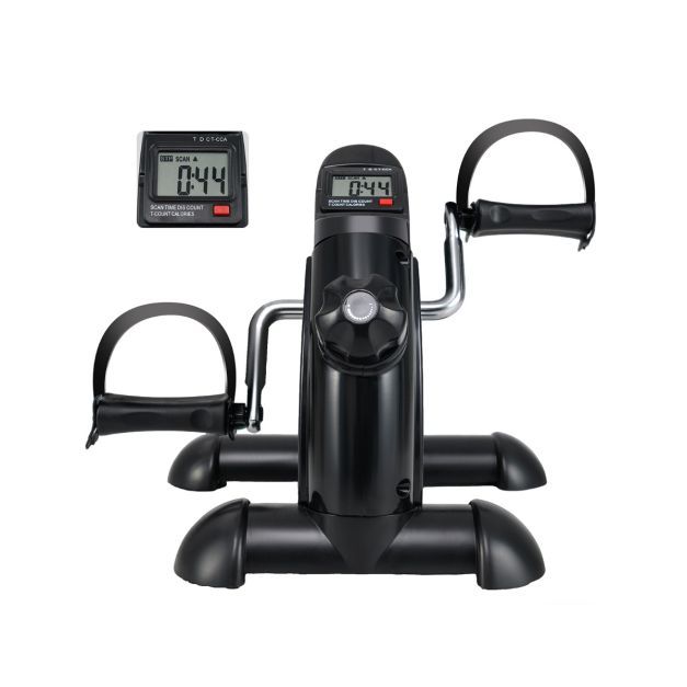 Mini Fitnessbike Heimtrainer Arm und Beintrainer mit verstellbarem Widerstand Schwarz