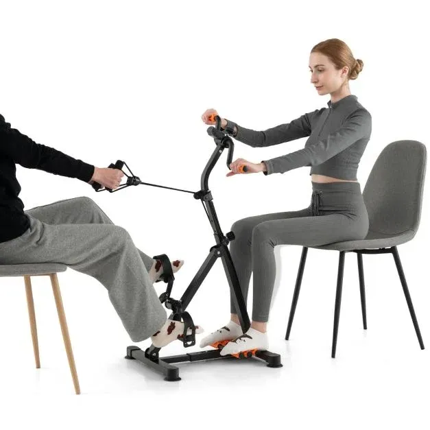 Bewegungstrainer ideal für Senioren Fitnessgerät Schwarz + Orange