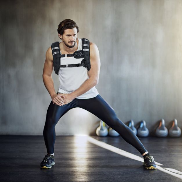 9 kg Gewichtsweste Trainingsweste Fitnessweste mit Reflexstreifen