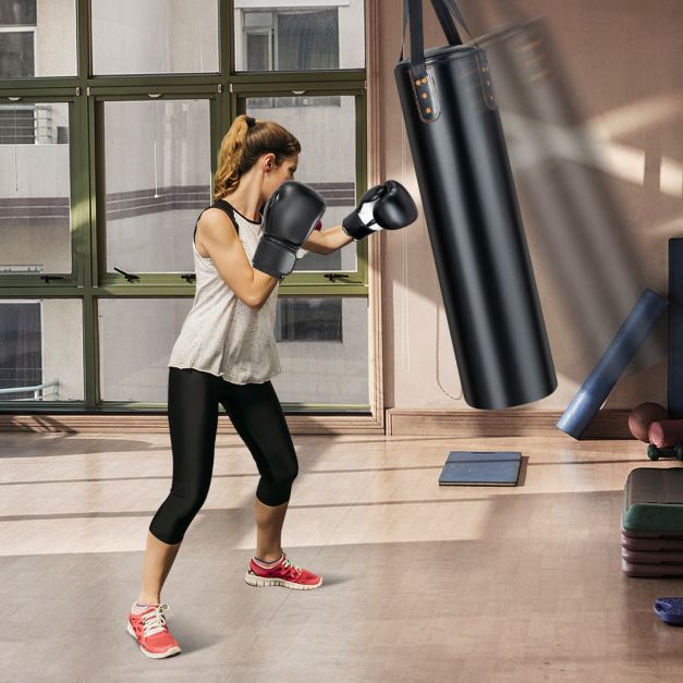 Schweres 4 in 1 Boxsack-Set für Erwachsene Punching hängend mit Boxhandschuhen