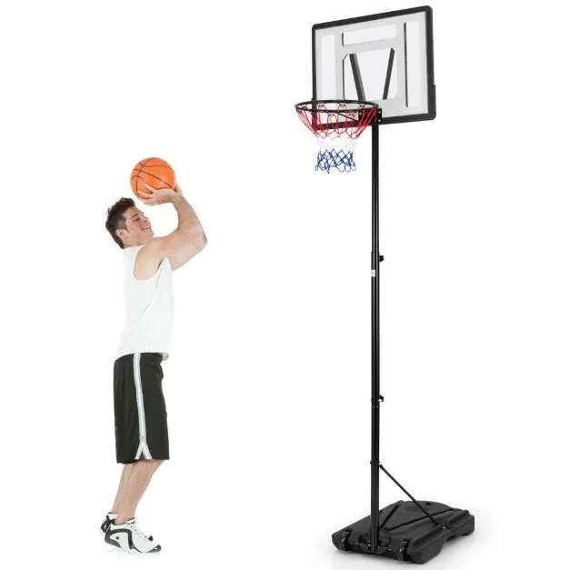 Basketballkorb outdoor Basketballständer 172-305cm höhenverstellbar